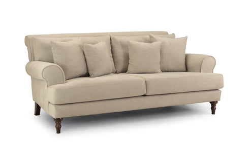 Elijah Sofa Beige 3 Seater